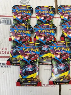 Pokemon TCG (8) Mega Evolutions Sleeved Booster Packs - Lot Of 8 - Image 3