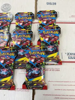 Pokemon TCG (8) Mega Evolutions Sleeved Booster Packs - Lot Of 8 - Image 4