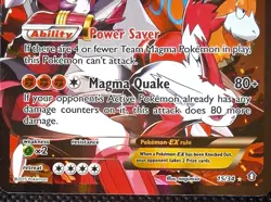 Pokemon Team Magma's Groudon EX Ultra Rare Holo 15/34 Double Crisis (DCR) LP - Image 5