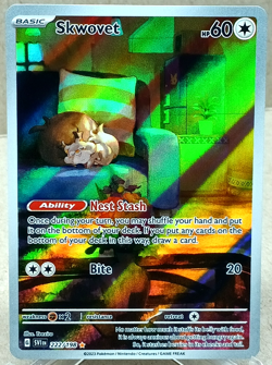 Skwovet Illustration Rare #222/198 - SV01: Scarlet & Violet Base Set Pokemon TCG - Image 1