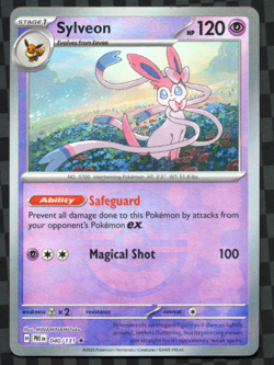 Sylveon Poke Ball Holo #40/131 Pokemon TCG Prismatic Evolutions English NM - Image 1