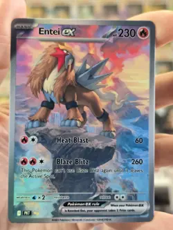 NEW! Entei EX Pokemon TCG POCKET Special Illustration Rare *SEE DESC* - Image 1