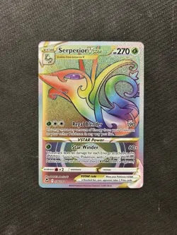 Pokemon TCG Serperior Vstar 196/195! NM Condition! See Description! - Image 1
