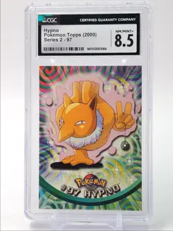 HYPNO 2000 POKEMON TOPPS SERIES 2 PSYCHIC 97 CGC 8.5 Q1282 - Image 1