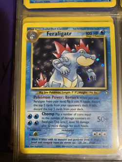 Pokemon TCG Feraligatr Neo Genesis 4 Holo 1st Edition Holo Rare - Image 2