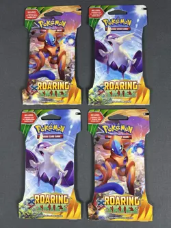 Pokemon XY Roaring Skies Sleeved Booster Pack (Lot of 4) Deoxys Latios Sealed - Image 1