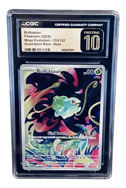 Pokemon Bulbasaur 133/132 CGC Pristine 10/ Mega Evolution/Illustration Rare 🔥 - Image 2