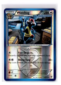 Watchog (Team Plasma) - 112/135 Plasma Storm Reverse Holo Rare - LP - POKEMON - Image 1