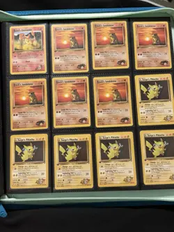 1st Edition Pokemon TCG Binder (Gym Heroes & Neo Genesis) NM/Lightly Played - Image 1