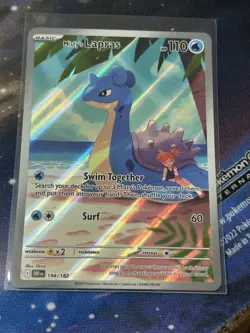 Pokemon TCG - Destined Rivals - Misty’s Lapras 194/182 - Illustration Rare NM - Image 1