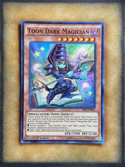 Yugioh Toon Dark Magician TDIL-EN032 Super Rare 1st Ed NM - Image 1