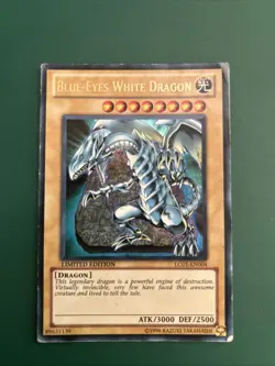 Blue-Eyes White Dragon LC01-EN004 Limited Edition Moderate Play Yu-Gi-Oh! - Image 1
