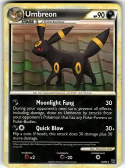 Umbreon - 10/90 010/090 Deck Exclusives MP Pokemon Card TCG - Image 1