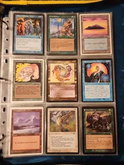 Vintage Magic The Gathering Binder Collection Card Lot MTG 1993-2003 Rares - Image 1