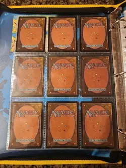 Vintage Magic The Gathering Binder Collection Card Lot MTG 1993-2003 Rares - Image 2