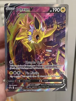Jolteon V SWSH183 SWSH: Sword & Shield Promo Cards Holo - Image 1