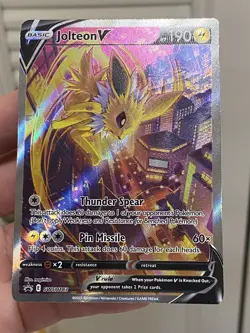 Jolteon V SWSH183 SWSH: Sword & Shield Promo Cards Holo - Image 2