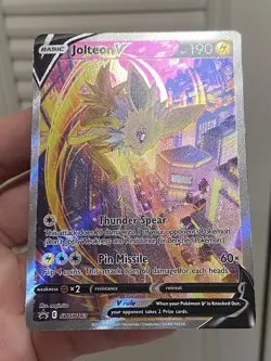 Jolteon V SWSH183 SWSH: Sword & Shield Promo Cards Holo - Image 3