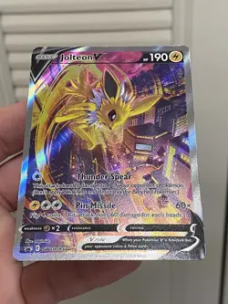 Jolteon V SWSH183 SWSH: Sword & Shield Promo Cards Holo - Image 5