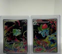 2025 Set Of Pokemon Cards Ivysaur & Bulbasaur, 134/132 & 133/132 🔥🔥🔥🔥 - Image 4