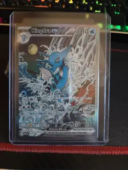 Kingdra EX 131 Pokemon TCG Scarlet & Violet Black Star Promo Holo Card NM - Image 1