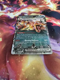 Pokemon TCG Charizard EX Holo Double Rare Card 054/091 SV Paldean Fates - Image 2