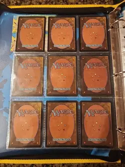 Vintage Magic The Gathering Binder Collection Card Lot MTG 1993-2003 Rares - Image 2