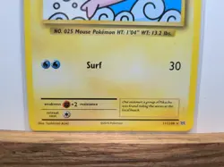 Surfing Pikachu Secret Rare XY - Evolutions 111/108 NM Pokemon Card Collectible - Image 3