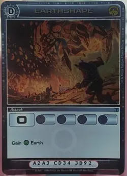 Chaotic 86/200 EarthShape Holo Foil Rare Attack Card - Image 1