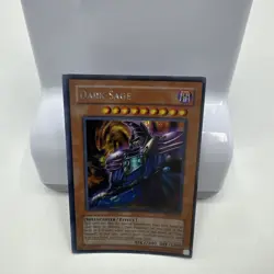 Dark Sage Yu Gi Oh TCG Card Holo Prismatic Good Condition 1996 - Image 2
