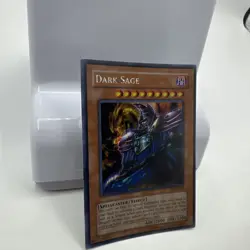 Dark Sage Yu Gi Oh TCG Card Holo Prismatic Good Condition 1996 - Image 3