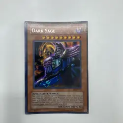 Dark Sage Yu Gi Oh TCG Card Holo Prismatic Good Condition 1996 - Image 5
