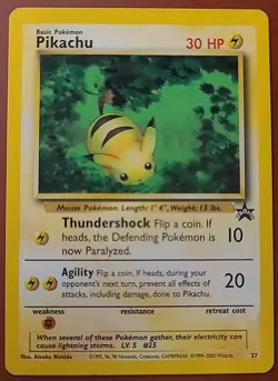 Pokemon Pikachu TCG Black Star Promos Card #27 Regular Promo Near Mint - Image 1