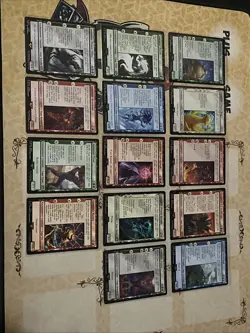 Final Fantasy Summon Cards All Rarities Regular Border Cards 14x No Duplicates - Image 1