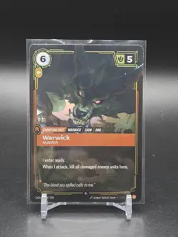Riftbound Warwick Card OGN 159/298 English League of Legends - Image 1