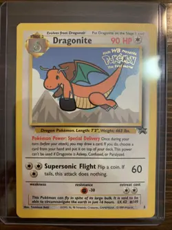 Pokemon TCG Dragonite Promo WB the First Movie Stamped Card NM - Image 1