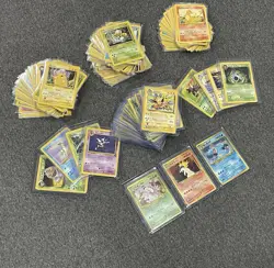 Collection Of 145 Vintage Pokemon Cards, With Neo Genesis File Folder - Image 1