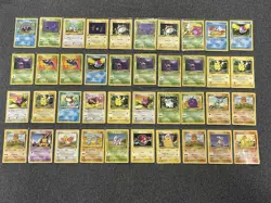 Collection Of 145 Vintage Pokemon Cards, With Neo Genesis File Folder - Image 2