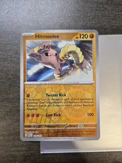 Hitmonlee 106/165 Reverse Holo MEWen 151 English Pokemon Card Near MINT - Image 1