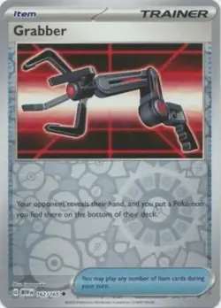 Grabber 162/165 Reverse Holo Pokemon 151 English Card Near Mint - Image 1