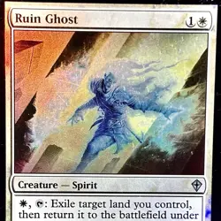 Ruin Ghost - FOIL - MTG - Worldwake - 19/145 - UNCOMMON ~ LP - Image 1