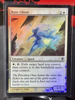 Ruin Ghost - FOIL - MTG - Worldwake - 19/145 - UNCOMMON ~ LP - Image 2