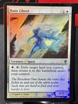 Ruin Ghost - FOIL - MTG - Worldwake - 19/145 - UNCOMMON ~ LP - Image 3