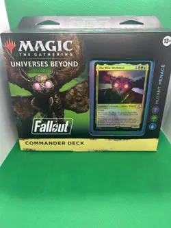 MTG Mutant Menace Universes Beyond: Fallout Commander Deck, English, Sealed - Image 1