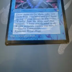 MTG Magic the Gathering Brainstorm Ice Age NM - Image 3