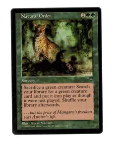 Natural Order Visions Lightly Played if at all. English - MTG - Image 1