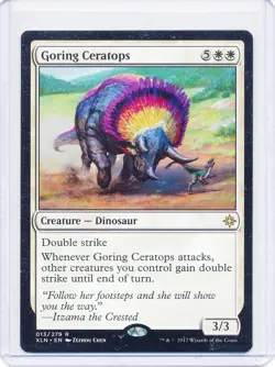 (2) MTG Goring Ceratops Ixalan 013/279 Regular Rare Near Mint - Image 1