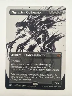 Phyrexian Obliterator (Showcase) Phyrexia: All Will Be One Regular - Image 1