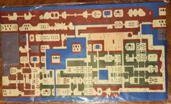 Zelda Hyrule original map link Playmat Play Mat desk Mouse Pad TCG CCG MTG - Image 1