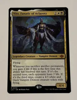 MTG Vito, Fanatic of Aclazotz - The Lost Caverns Of Ixalan LP - Image 1